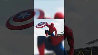 Spiderman Copies Every Superhero iconic scene ! #marvel #avengers #thanos #mcu#spiderman