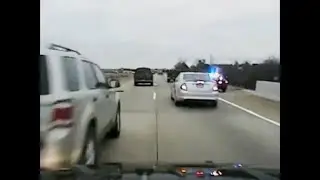 Police Chase In Jackson County, Michigan, December 22, 2011