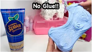LOTION SLIME!? 🧴🫧🫐 How To Make Easy NO GLUE Lotion Slime!!