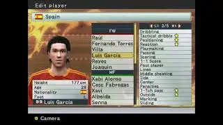ESPAÑA STATS (WINNING ELEVEN 2007 / PES 6)