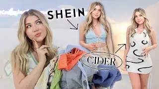 HUGE Shein & Shop Cider Haul!