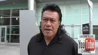Branscombe Richmond talks about his new Showtime TV Series Roadies outside ArcLight Theatre in Holly