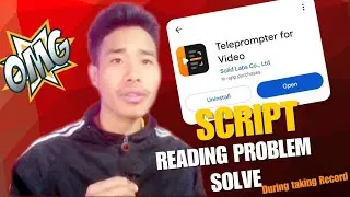 Solve SCRIPT Reading Problems During Recording?
