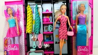 ASMR Most Popular Disney Princess Dolls / lots of colorful rainbow Dresses/unpacking surprise toys
