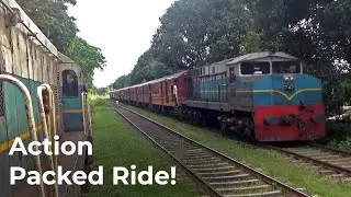 Puttalam Mixed Train Action Packed Ride with Class M2 in Sri Lanka