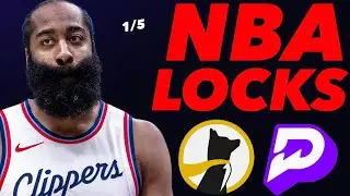 PRIZEPICKS NBA MONDAY 1/5/26 - FREE PICKS!!!  (3-1 NBA RUN!!!) - BEST PLAYER PROPS - NBA TODAY