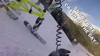 Snow Bike SnowTrike Crash & Fail Of The Day - Vallnord Pal Winter 2016
