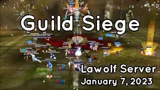 Guild Siege (Lawolf Server) January 7, 2023 | Flyff Universe
