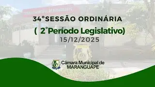 34º Sessão Ordinária 15/12/2025