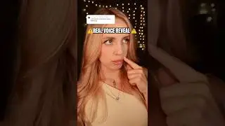 ⚠️ A Real Voice Reveal ⚠️ #asmr #tingles #asmrshorts #asmrvideo #satisfying