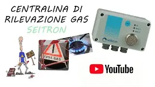 Rilevatore di GAS metano SEITRON a doppia soglia