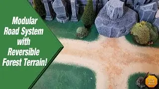 Modular Road System with Reversible Forest Terrain (D&D, Pathfinder, ICRPG, Fantasy Age)