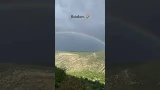 Kalash valley is a beautiful weather #rainbow #kalashvalley #mountains #viralvideo #shorts