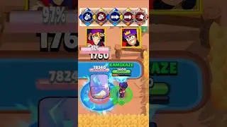 ZIGGY vs MINA 🔮 #brawlstars #1vs1 #kamikaze