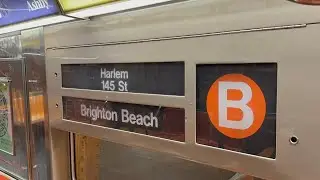 IND 6 Av Express: R68A (B) Train [Harlem-145 St to Brighton Beach #2]