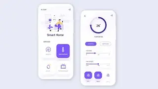 Flutter Smart Home App UI | Smart home App Flutter