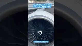 World&rsquo;s most powerfull JetEngine GE90-115E#engine #travel#aviation #emirates #explore #video #gaming