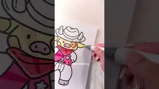 👮&zwj;♂️ The Sheriff | Cozy Animals Coloring Book by Jade Summer