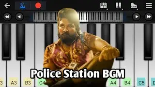 Police Station BGM - Pushpa 2 The Rule | Easy Piano Tutorial