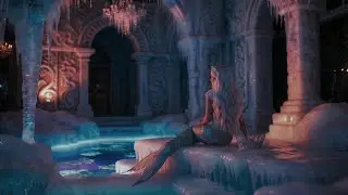 She's Been Waiting For You ❄️ Mermaid Ice Palace Ambience 💎 Cello & Violin for Sleep, Study & Calm