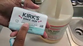 DIY Dish Soap....Kirk's Castile Soap #singlemomvsfixerupper●