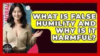 What Is False Humility And Why Is It Harmful? - The Ethical Compass