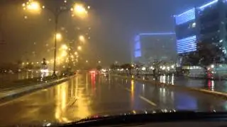 Slemani at Rainy night