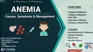 BLOOD : ANEMIA Explained l Part 3 l KP PHARMA l #blood #anemia #pharmacy #education #fyp #youtube 