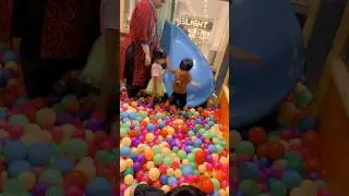 Slide or balls #viral #viralshort #trending #fun #funny #cute #cutebaby #slide #ball #shortfeed