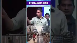 KTR thanks to GHMC 🤝 #ktr #ghmc #hyderabad #shorts #trending #happybirthdayktr #millionviews