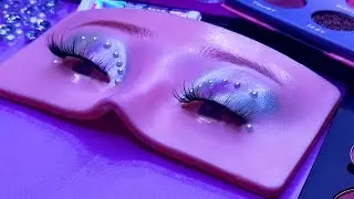 Little Mermaid Inspired Eyeshadow Look | Makeup on Mannequin