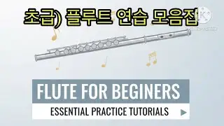[초급] 플룻 초급 탈출을 위한 연습가이드_Flute practice tutorials