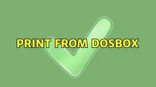 Ubuntu: Print from DosBox