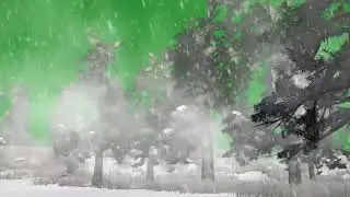 --(#The Footage)--[Green Screen Chroma Key-Snow Strom.-HD Footage]
