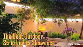 Cozy Terrace Lighting with PaneraLux Outdoor LED Strips