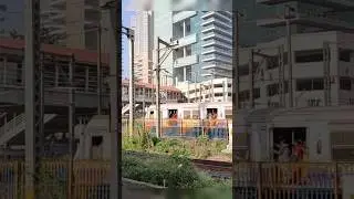 Churchgate bound local passing through Prabhadevi station