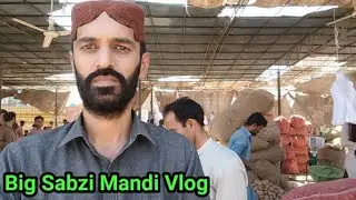 Sukkur Sabzi Mandi Vlog | City Vegetable Market Poor Condition No Roads.