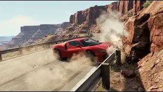 HIGH SPEED CAR CRASH ON MOUNTAIN ROAD &ndash; EXTREME DRIFT! 🚗💥