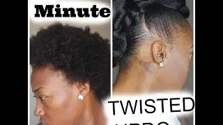 10-минутная укладка Twisted UpDo на натуральных волосах + Gorilla Snot, первое впечатление