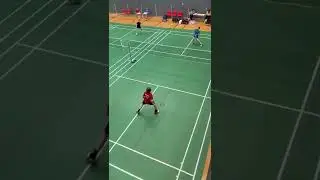 Badminton Singles Defence in Trainings in Tartu Estonia 🇪🇪 #shorts