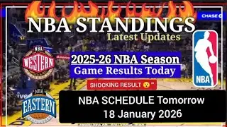 NBA STANDINGS TODAY SHOCK NOW 😯 as of January 17,2026 | GAME RESULTS | NBA SCHEDULE January 18,2026😯