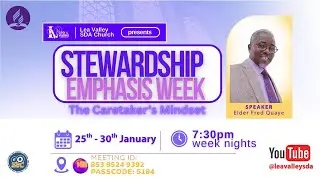 Church Service - Stewardship Emphasis Week - Day 5