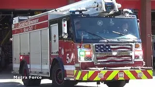 Chicago Fire Dept Squad 5 Responding