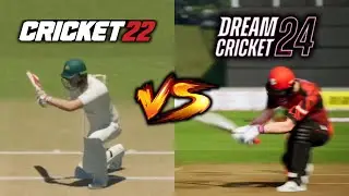 Cricket 22 Vs Dream Cricket 24 Comparison |Cricket 24 Features| #cricket