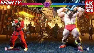 Ken vs Zangief (Hardest AI) - Street Fighter 6