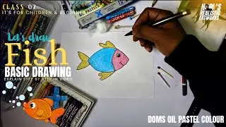 Draw a Fish! Easy Drawing Tutorial for Kids