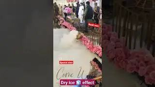 #trendingshorts #wedding #cermoney #bride #Dry Ice 🧊 effect