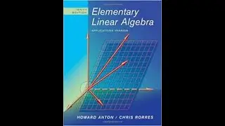 HOWARD ANTON LINEAR ALGEBRA LECTURE 4