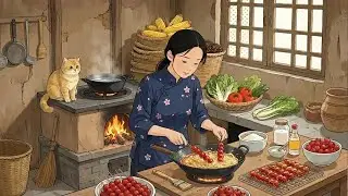 A Cozy Winter with Grandparents: Quiet Moments Warm the Heart | Ghibli-Style Videos