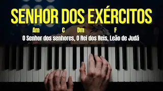 Senhor dos Exércitos - Isaias Saad e Fernandinho - Aula de Teclado